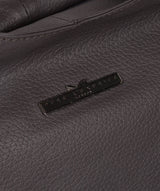 'Alina' Slate Leather Tote Bag image 5