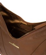 'Claire' Tan Leather Shoulder Bag image 4