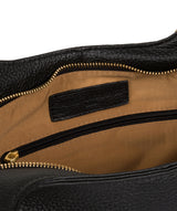'Denisa' Black Leather Tote Bag Pure Luxuries London