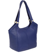 'Denisa' Navy Leather Tote Bag Pure Luxuries London