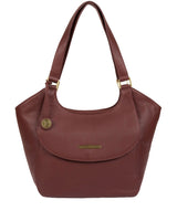 'Denisa' Port Leather Tote Bag image 1