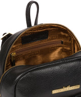 'Lois' Black Leather Backpack image 4