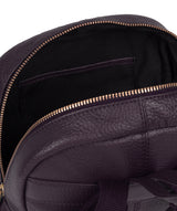'Lois' Plum Leather Backpack image 6