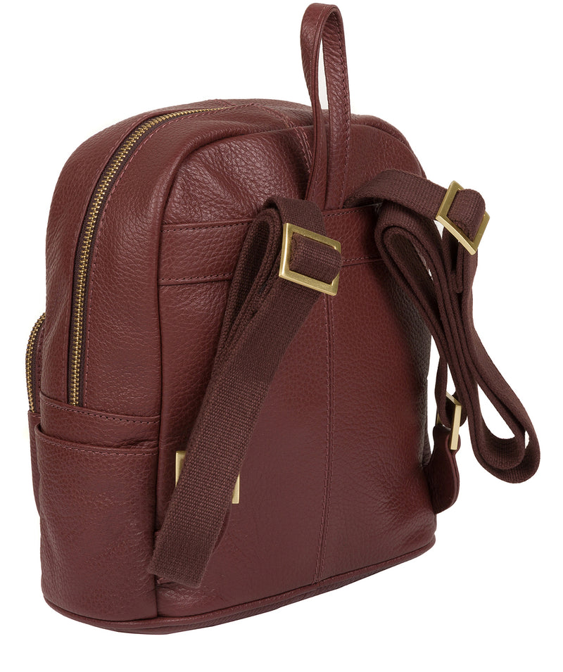 'Lois' Port Leather Backpack