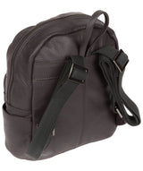 'Lois' Slate Leather Backpack Pure Luxuries London