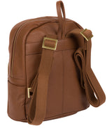 'Lois' Tan Leather Backpack