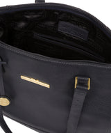'Goldie' Midnight Blue Leather Tote Bag image 4
