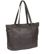 'Goldie' Slate Leather Tote Bag image 3