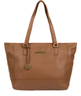 'Goldie' Tan Leather Tote Bag image 1