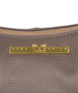 'Irena' Grey Leather Shoulder Bag image 5