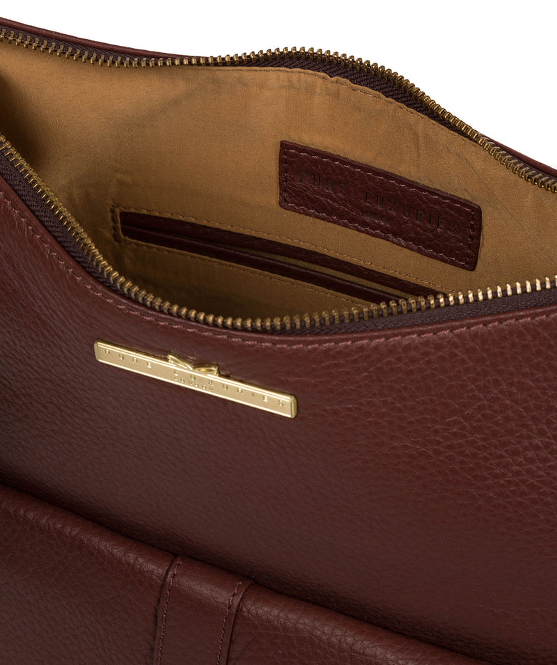 'Irena' Port Leather Shoulder Bag image 4
