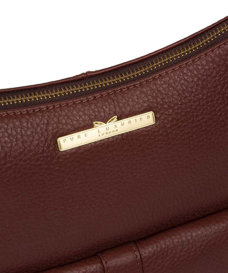 'Irena' Port Leather Shoulder Bag image 6