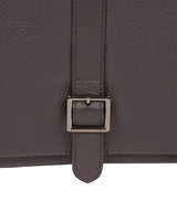 'Irena' Slate Leather Shoulder Bag image 5