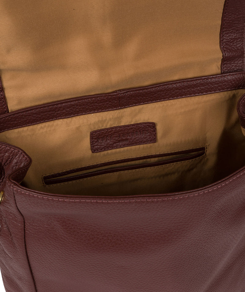 'Maryam' Port Leather Backpack image 4