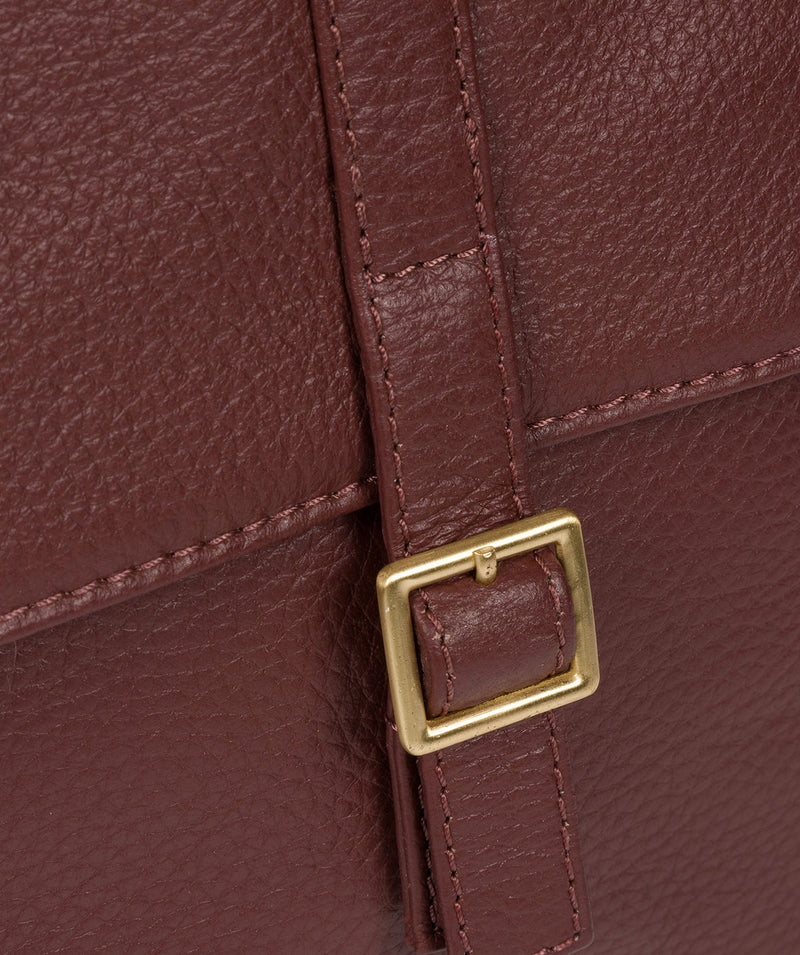 'Maryam' Port Leather Backpack image 5