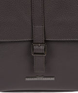 'Maryam' Slate Leather Backpack
