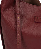'Hoxton' Burgundy Leather Shoulder Bag image 6