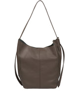 'Hoxton' Grey Leather Shoulder Bag image 3