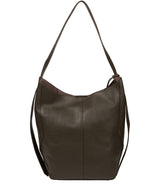 'Hoxton' Hunter Green Leather Shoulder Bag image 3