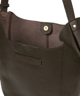 'Hoxton' Hunter Green Leather Shoulder Bag image 4