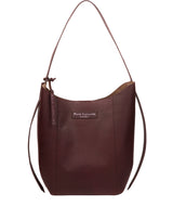 'Hoxton' Oxblood Leather Shoulder Bag image 1