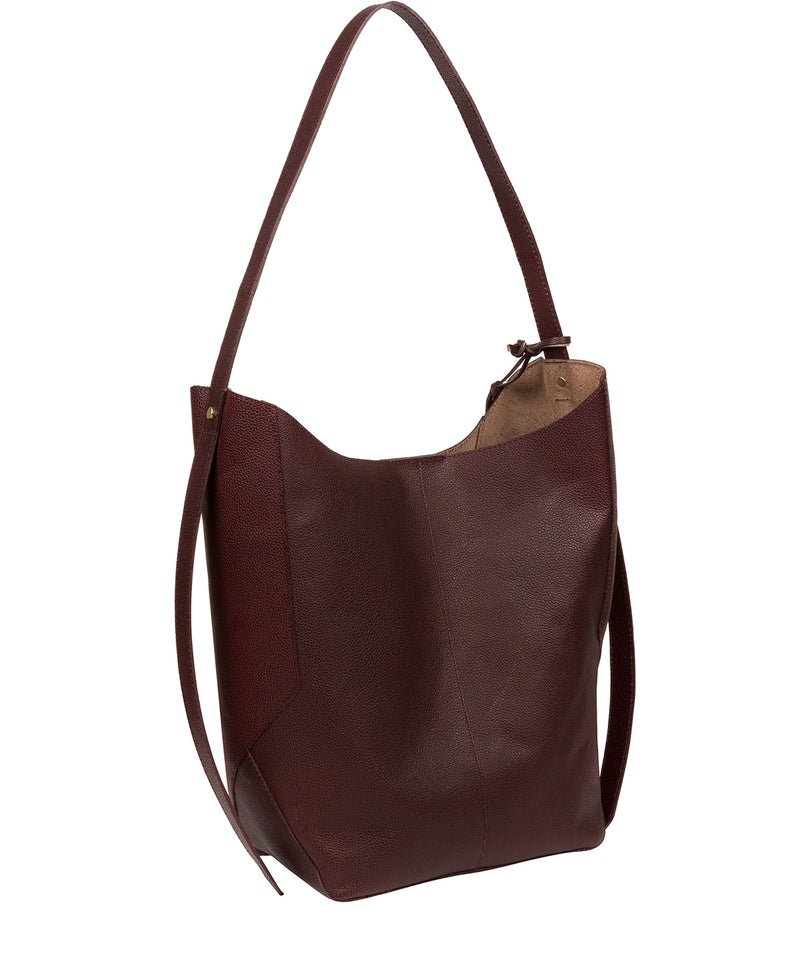 'Hoxton' Oxblood Leather Shoulder Bag image 3