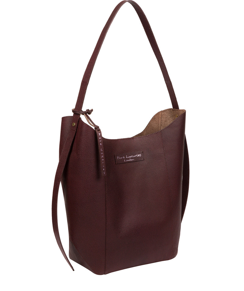 'Hoxton' Oxblood Leather Shoulder Bag image 5