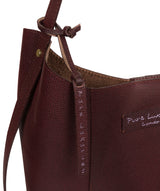 'Hoxton' Oxblood Leather Shoulder Bag image 6