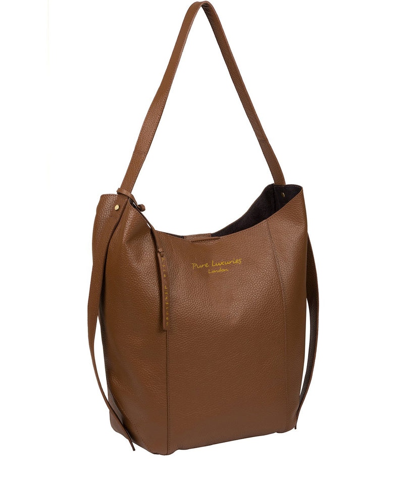 'Hoxton' Tan Leather Shoulder Bag
