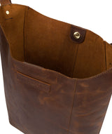 'Hoxton' Vintage Brown Leather Shoulder Bag image 4