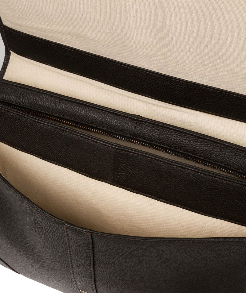 'Bond' Brown Leather Work Bag image 4