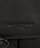 'Baxter' Black Leather Work Bag image 6