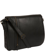 'Jefferson' Black Leather Messenger Bag image 5