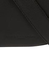 'Terence' Black Leather Messenger Bag image 6