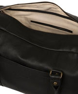 'Monty' Black Leather Holdall image 4