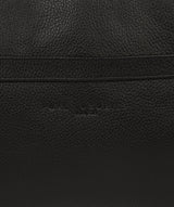 'Monty' Black Leather Holdall image 6