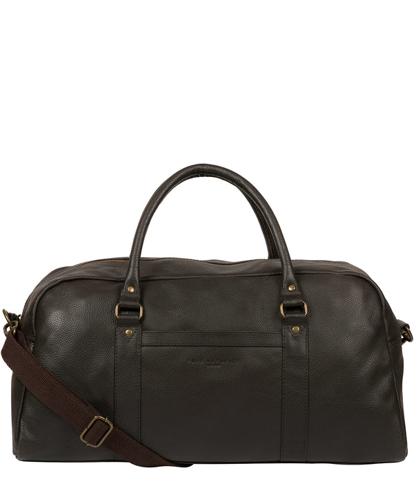 'Monty' Brown Leather Holdall image 1