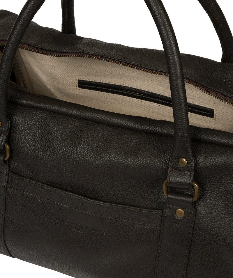 'Monty' Brown Leather Holdall image 4
