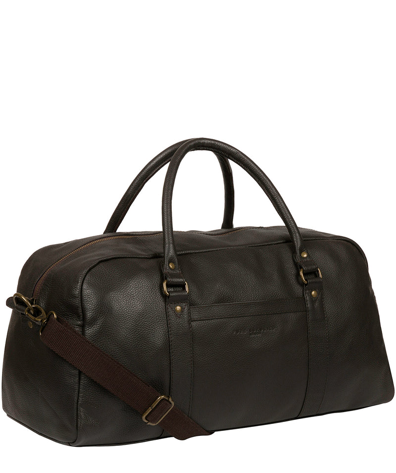 'Monty' Brown Leather Holdall Pure Luxuries London