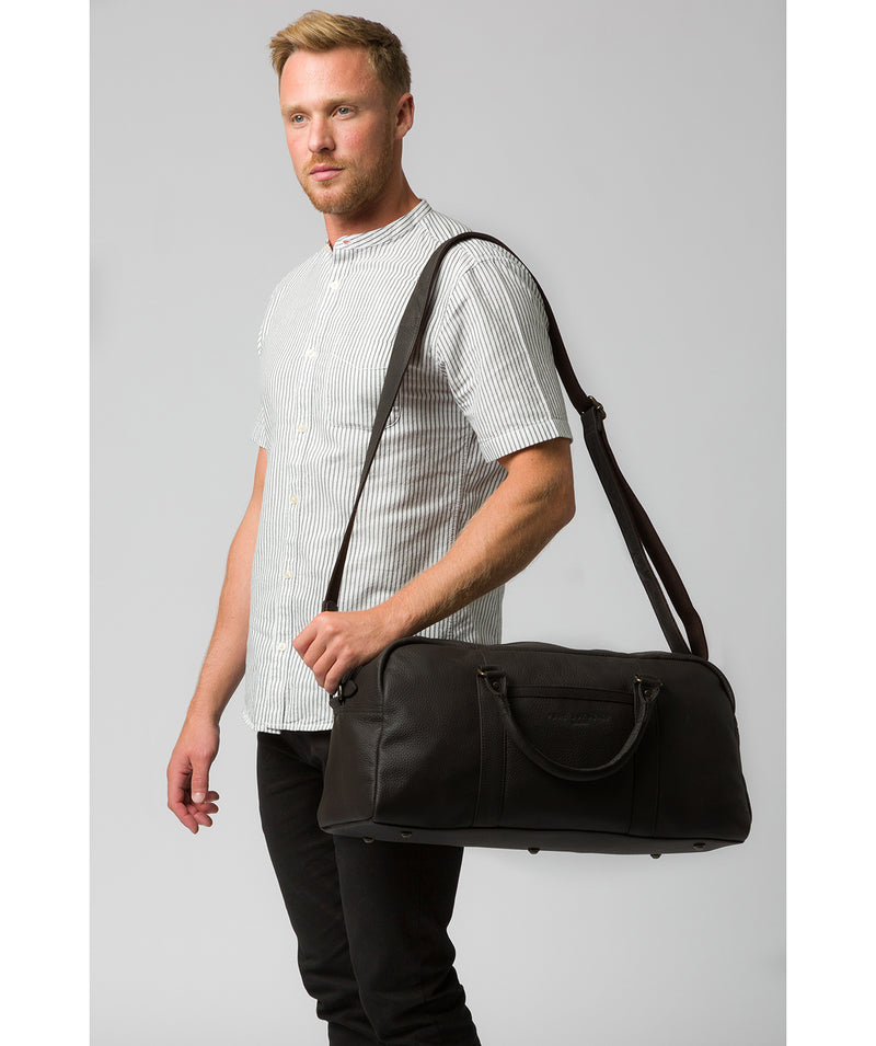'Monty' Brown Leather Holdall