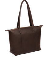 'Oval' Hickory Leather Tote Bag Pure Luxuries London