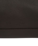 'Joggle' Brown Leather Washbag image 6