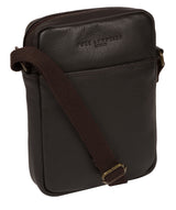 'Starboard' Brown Leather Cross Body Bag image 5