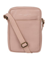 'Starboard' Pink Leather Cross Body Bag