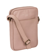 'Starboard' Pink Leather Cross Body Bag