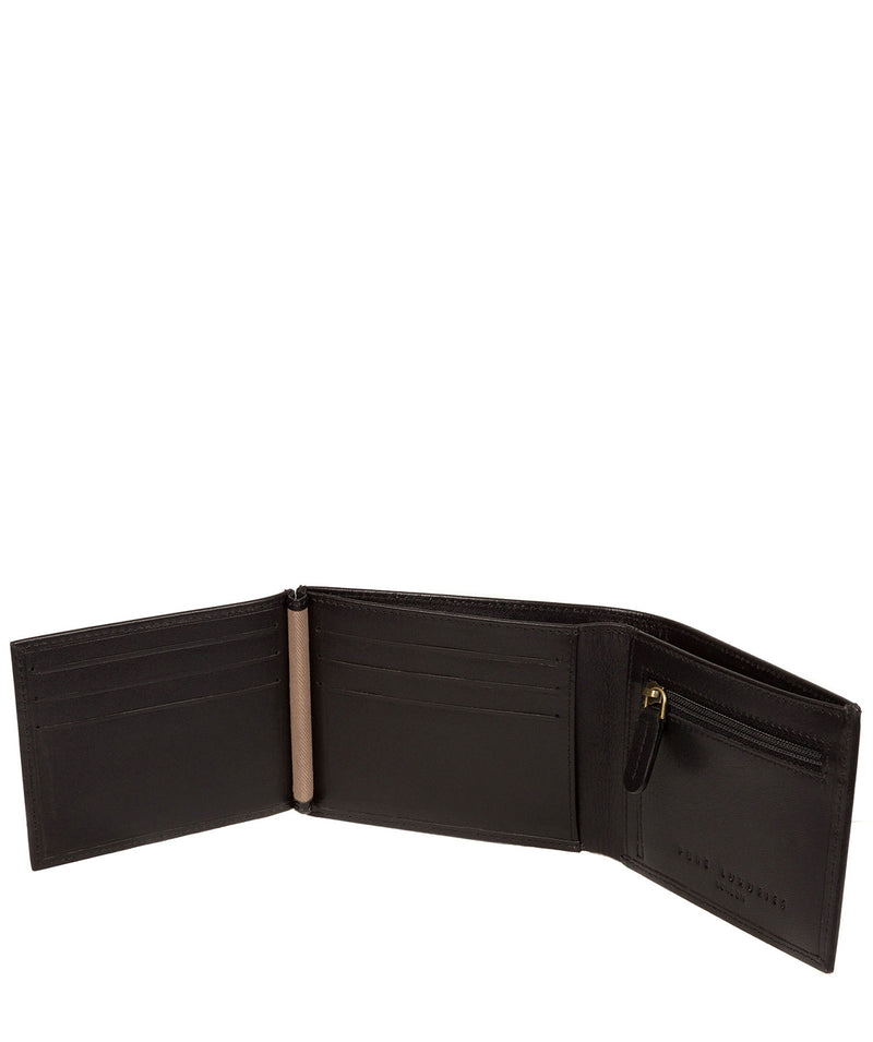 'Jones' Black Leather Wallet image 5