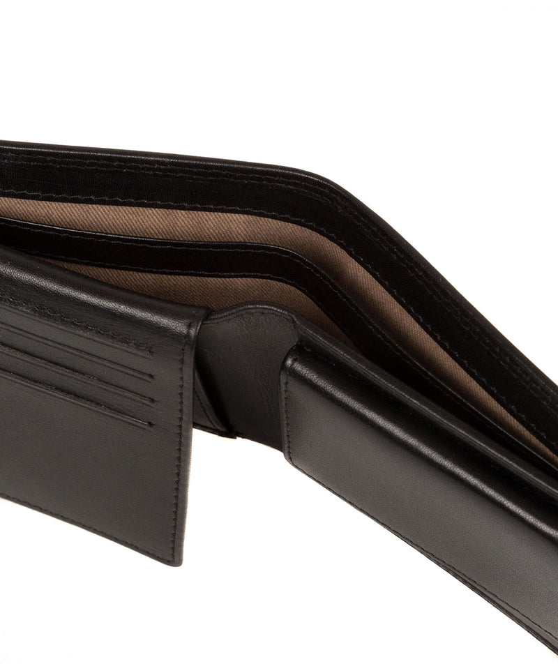 'Williams' Black Leather Wallet image 4