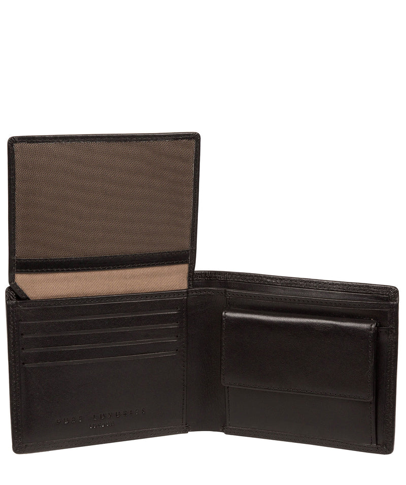 'Williams' Black Leather Wallet image 2