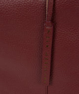 'Ruxley' Burgundy Leather Tote Bag image 6