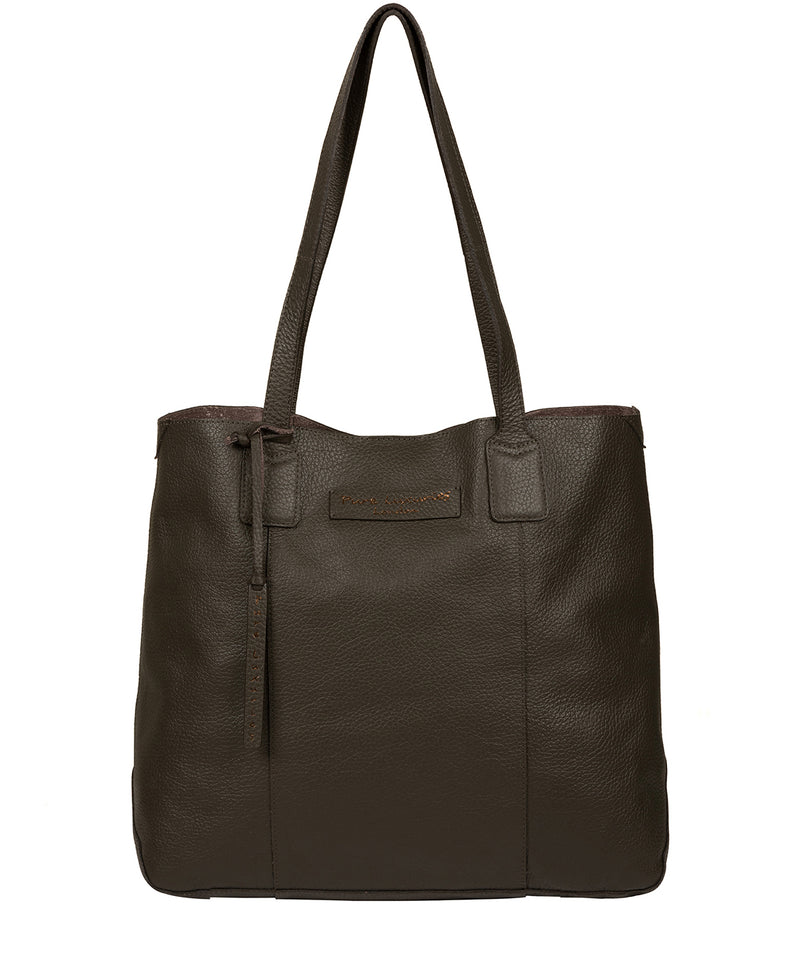 'Ruxley' Hunter Green Leather Tote Bag image 1